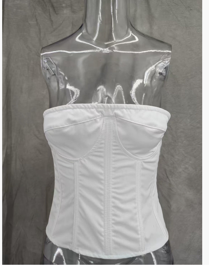 Rose Bloom Corset and Skirt Set