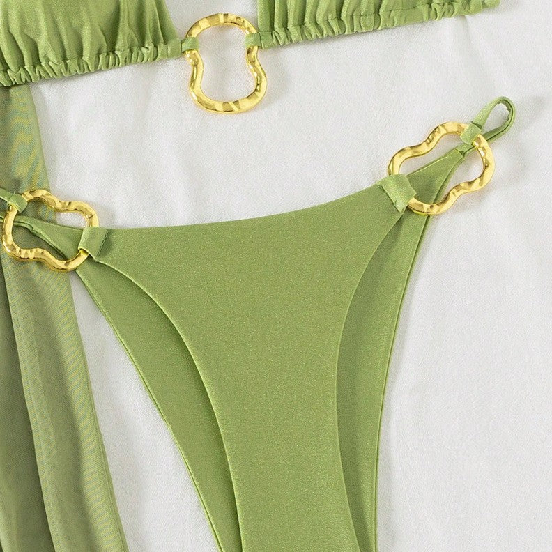 Green Luxe Swimwear Set