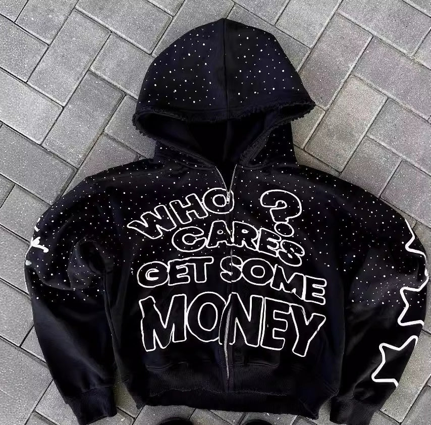 Street Style Letter Print Hoodie