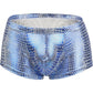 Snake Skin Leather Men Briefs - NawdeX