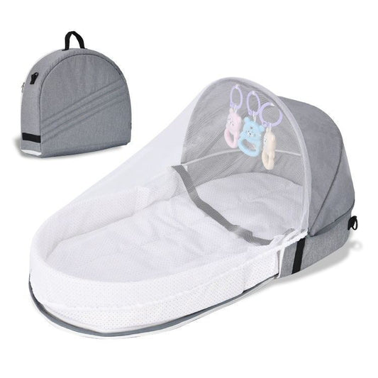 Convenient Folding Anti-pressure Isolation Bionic Travel Crib