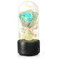 2 In 1 Bouquet LED Light And Bluetooth Speaker Rose Luminous Night Light Ornament In Glass Cover