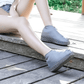 Men and women hiking slip wearable easy to carry silicone rain boots - NawdeX