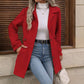 Elegant Single-breasted Woolen Coat