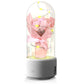 2 In 1 Bouquet LED Light And Bluetooth Speaker Rose Luminous Night Light Ornament In Glass Cover - NawdeX