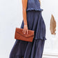Ruffled Sleeveless Maxi Dress with Pockets - NawdeX