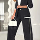 Chic Lounge Blazer & Wide-Leg Trouser Set