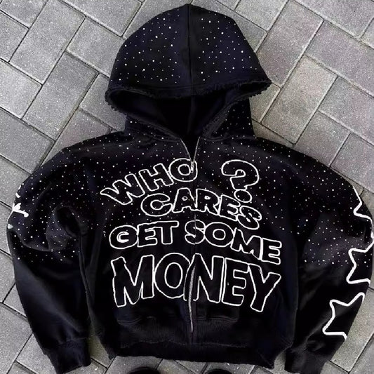 Street Style Letter Print Hoodie