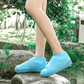 Men and women hiking slip wearable easy to carry silicone rain boots - NawdeX