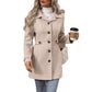 Elegant Single-breasted Woolen Coat