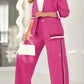 Chic Lounge Blazer & Wide-Leg Trouser Set