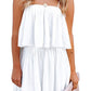 Ruched Spaghetti Strap Romper - NawdeX