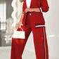 Chic Lounge Blazer & Wide-Leg Trouser Set