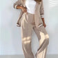 Chic Lounge Blazer & Wide-Leg Trouser Set