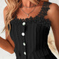 Suspenders Lace-collared Blouse Shorts Suit - NawdeX