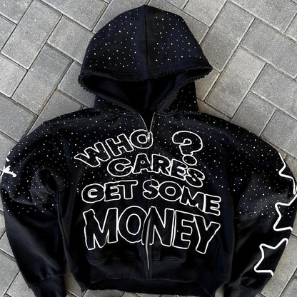 Street Style Letter Print Hoodie