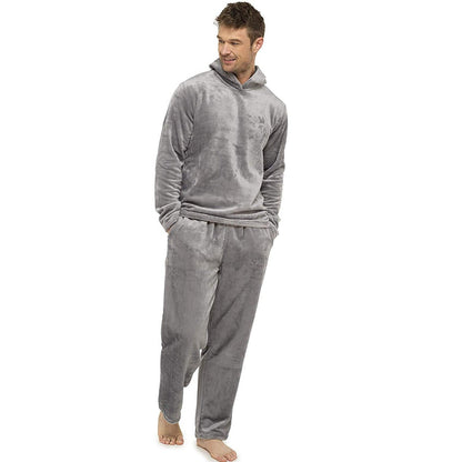 Flannel Grey Men's Pajamas