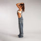 Loose Suspender Jean Jumpsuit - NawdeX