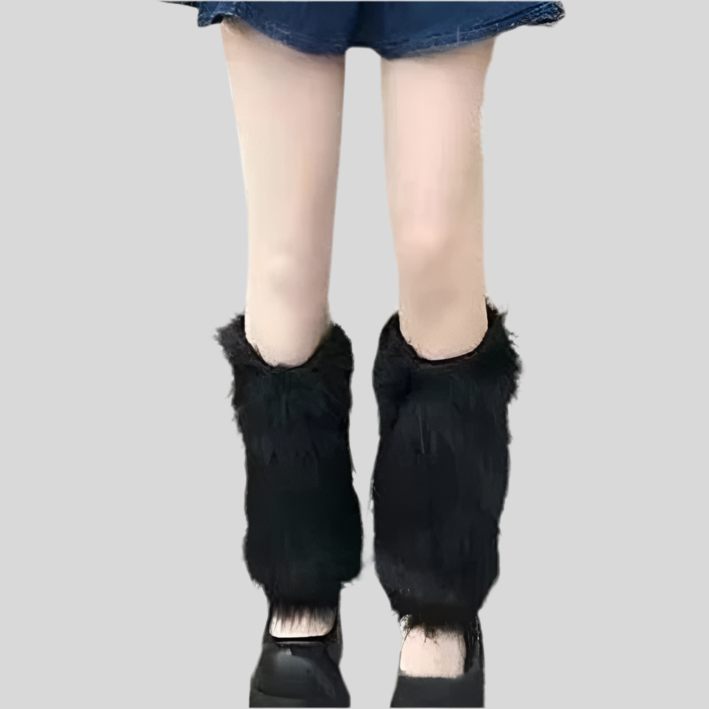 Furry Leg Warmers /Mardi Gras