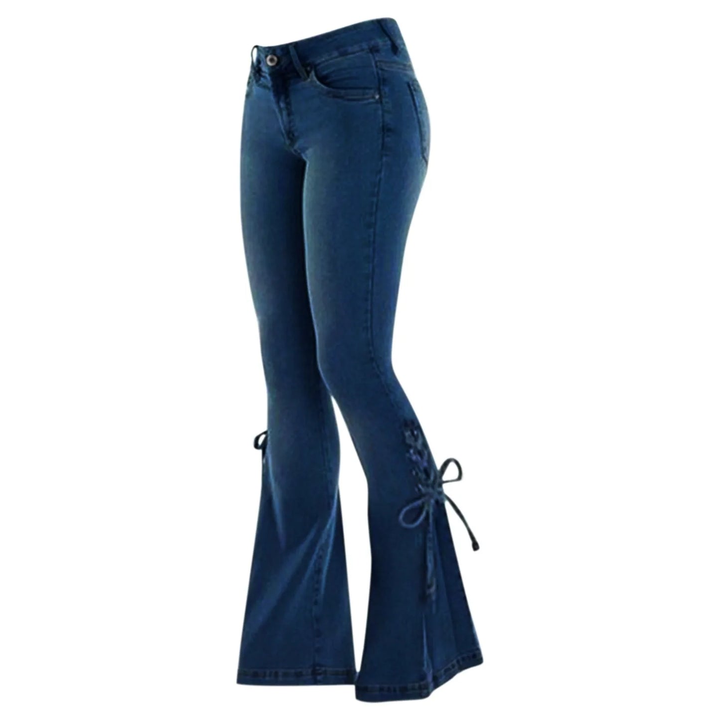 Bow Boot Cut Jeans