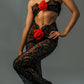 Rose petal lace Jumpsuit - NawdeX