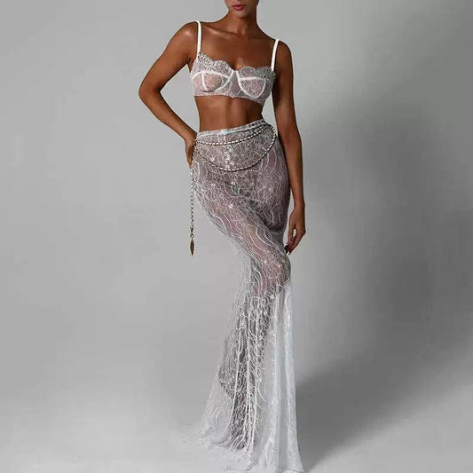 Come on Lover Lace 2 piece Set - NawdeX