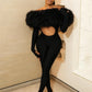 Furry Bodycon Jumpsuit