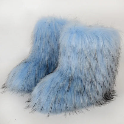 Euro Anti Slip Fur Boots