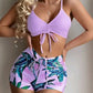 Floral Shorts Swimsuit - NawdeX