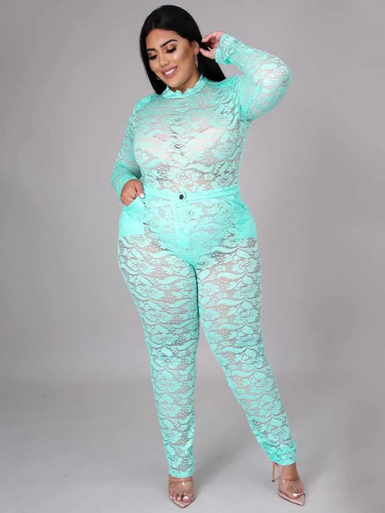 Madam Lace Bodysuit/ Plus Size