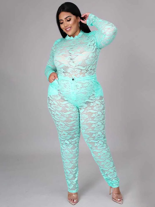Madam Lace Bodysuit/ Plus Size