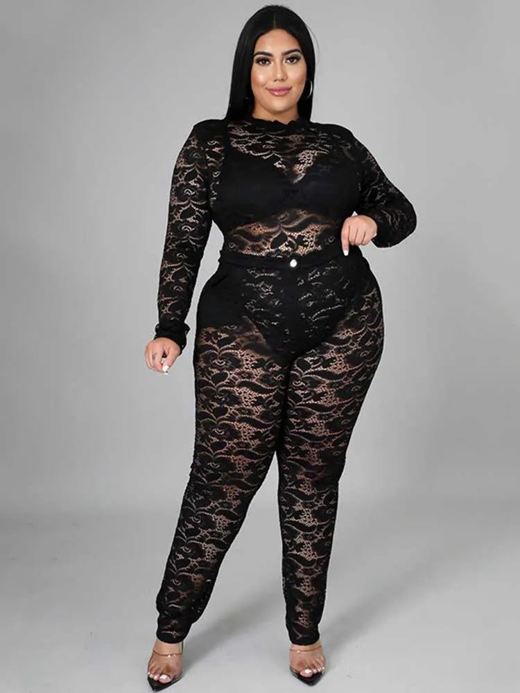 Madam Lace Bodysuit/ Plus Size