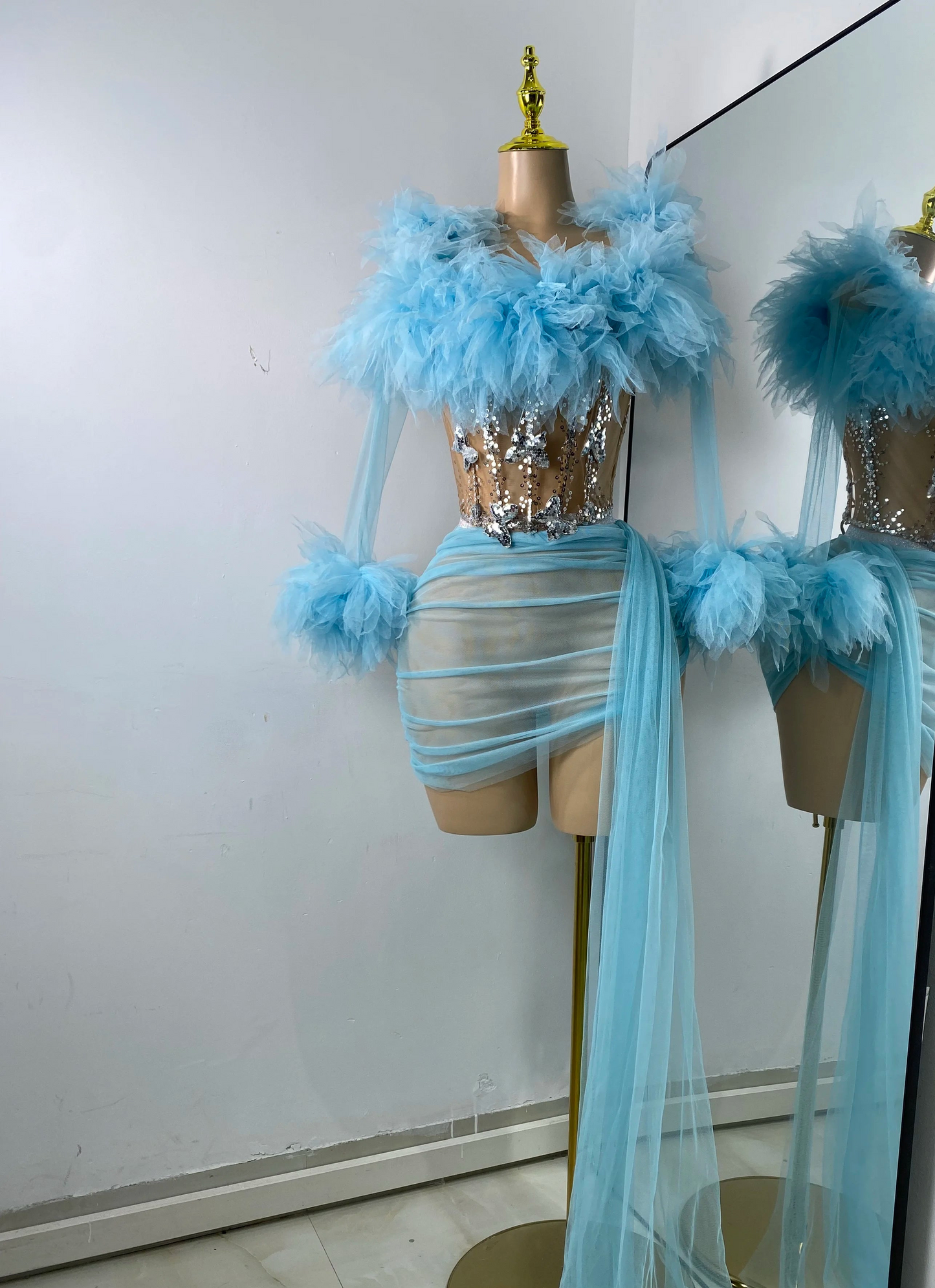 Love Me Mesh Evening Dress