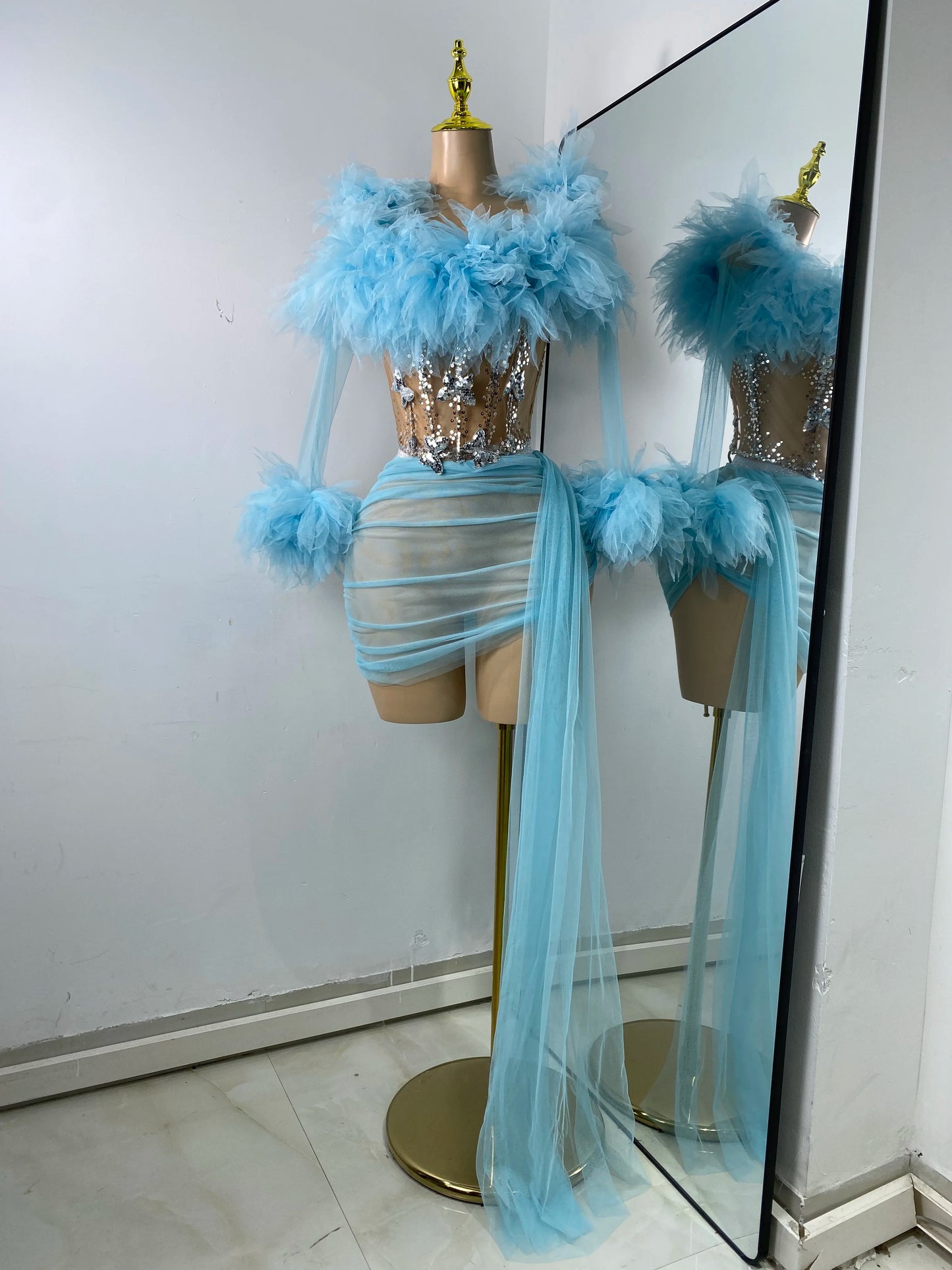 Love Me Mesh Evening Dress