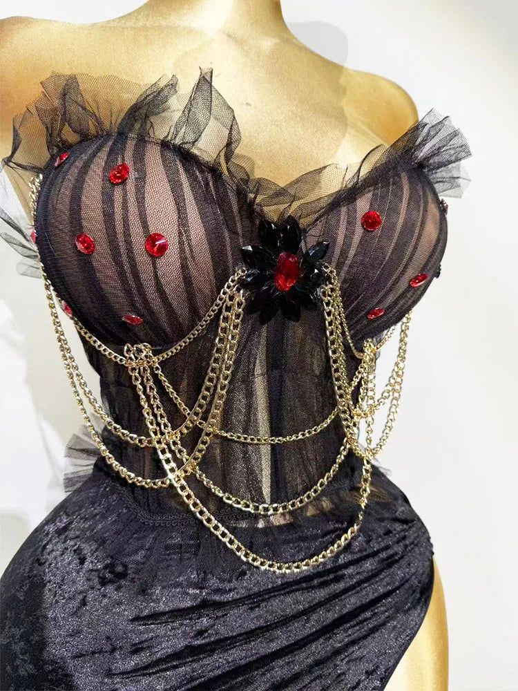 Under The Sea Corset and Skirt Set