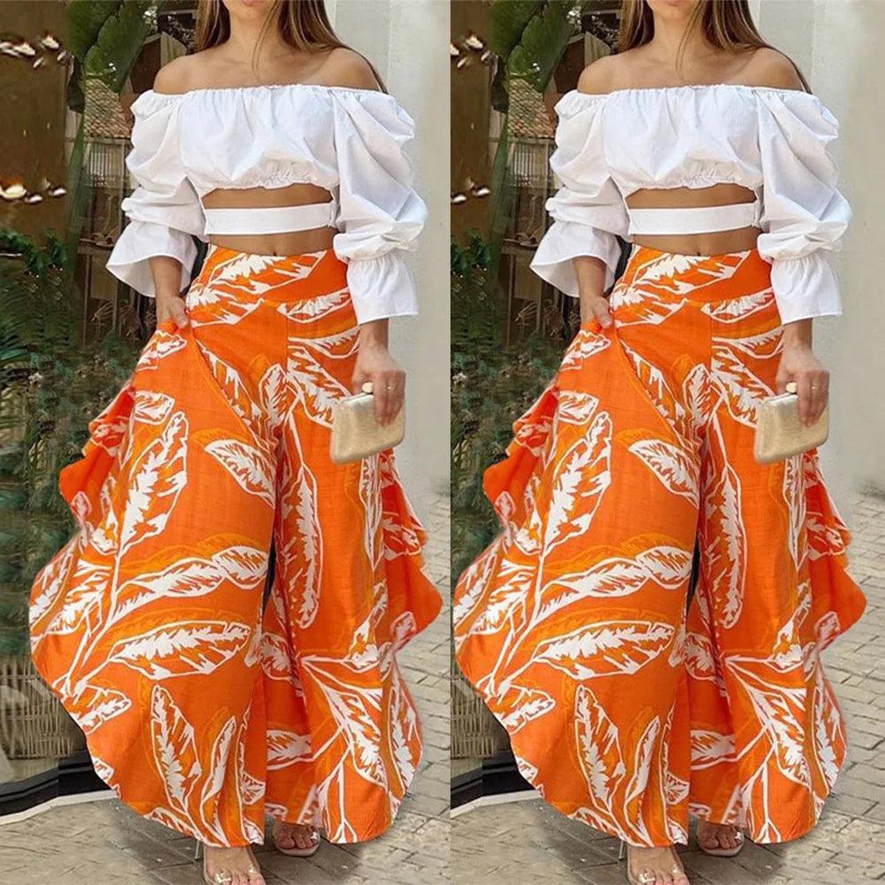 Two Piece Caribbean Pants Set