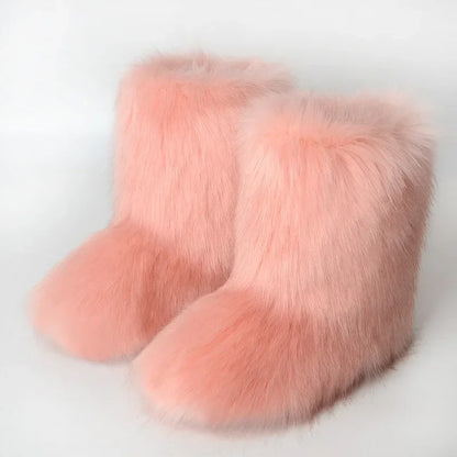 Euro Anti Slip Fur Boots