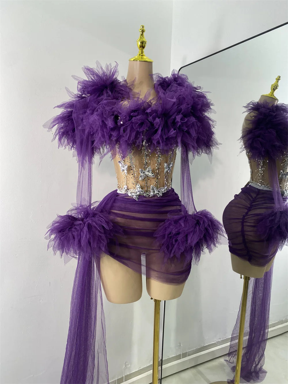 Love Me Mesh Evening Dress