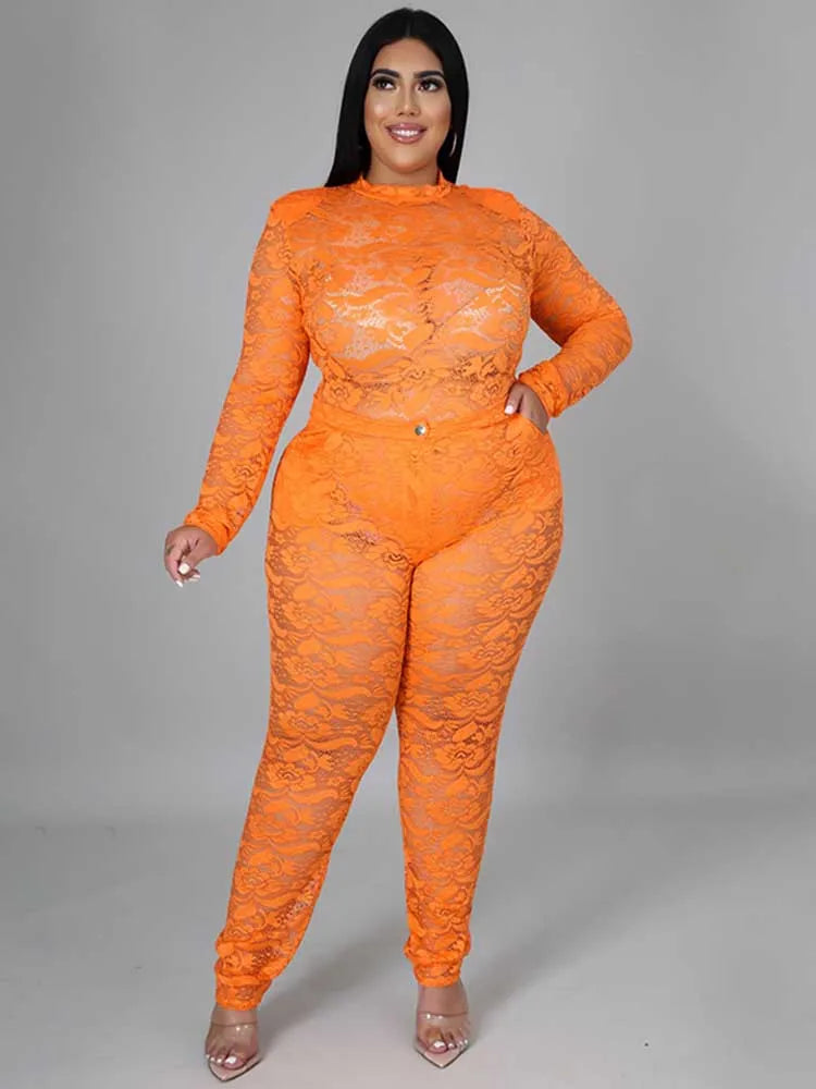 Madam Lace Bodysuit/ Plus Size