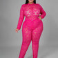 Madam Lace Bodysuit/ Plus Size