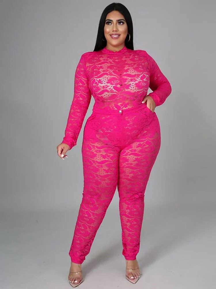 Madam Lace Bodysuit/ Plus Size