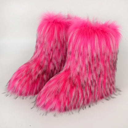 Euro Anti Slip Fur Boots