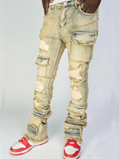 De-Stroy Stacked Jeans