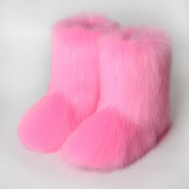 Euro Anti Slip Fur Boots