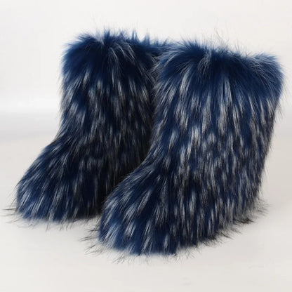 Euro Anti Slip Fur Boots