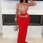 Diamond Star Evening Skirt Set