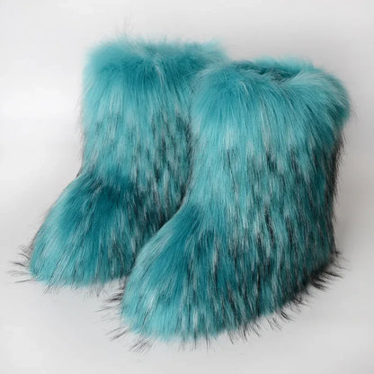 Euro Anti Slip Fur Boots