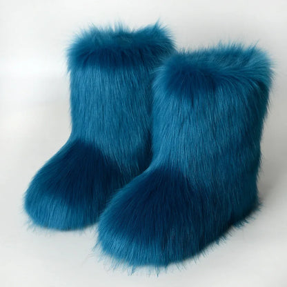 Euro Anti Slip Fur Boots