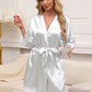 Three-Quarter Sleeve Lounge Nightgown - NawdeX