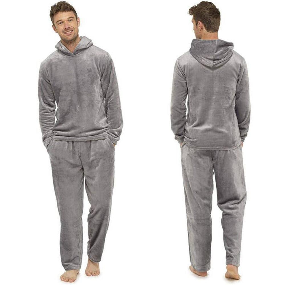 Flannel Grey Men's Pajamas